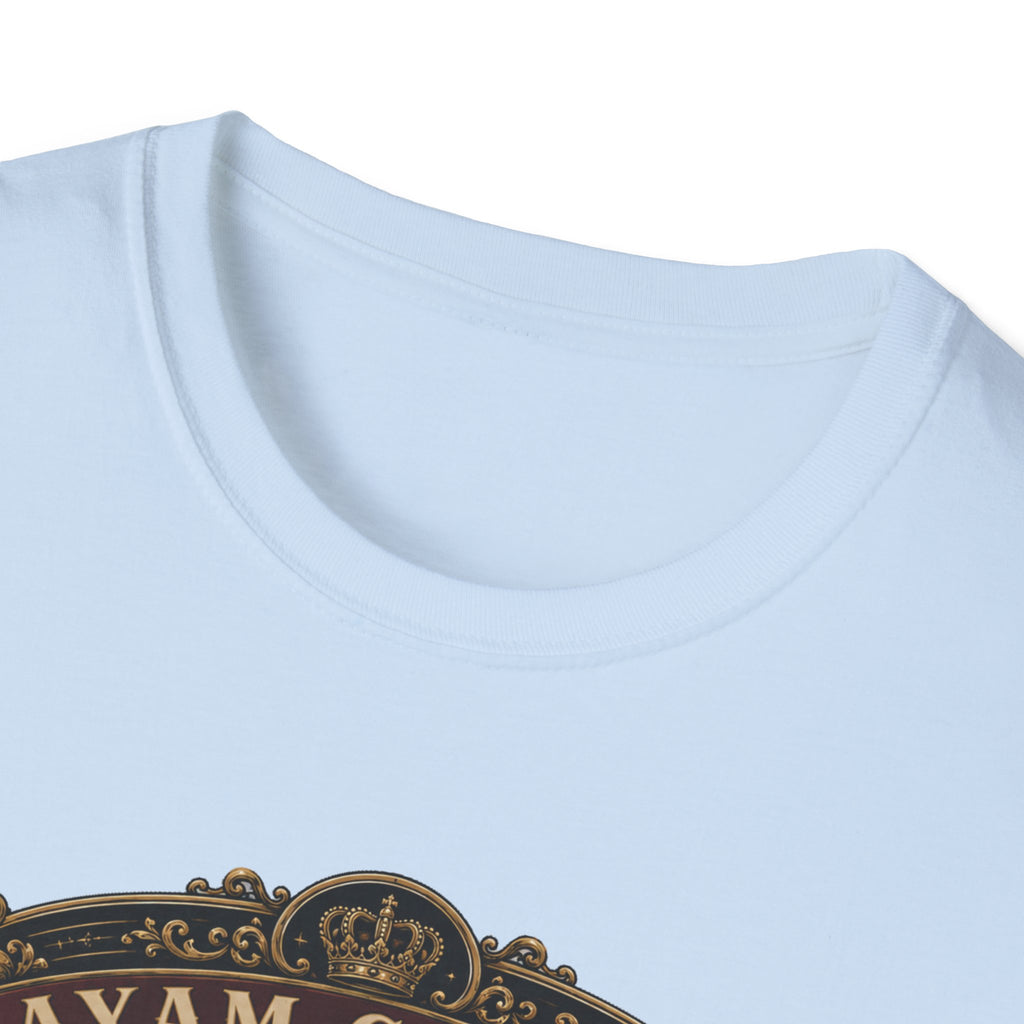 Ayam Cemani Heritage Badge T-Shirt — Rare All-Black Rooster Graphic Tee