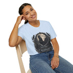 The Midnight Monarch Ayam Cemani T-Shirt — Moonlit Rooster Graphic Tee
