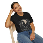 The Midnight Monarch Ayam Cemani T-Shirt — Moonlit Rooster Graphic Tee