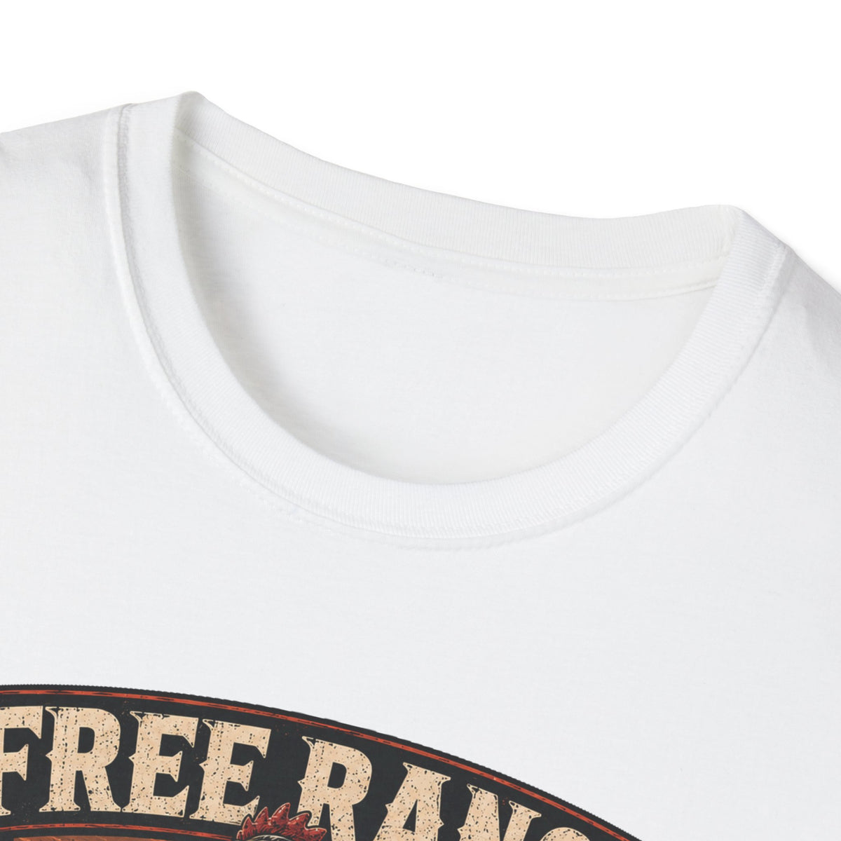Free Range Road Crew Brahma T-Shirt — Biker Rooster Graphic Tee