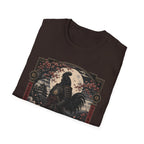Shadow Samurai Ayam Cemani T-Shirt — Moonrise Warrior Rooster Tee