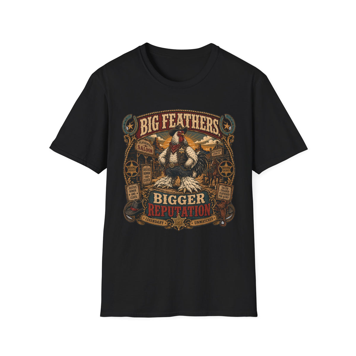 Big Feathers, Bigger Reputation Brahma T-shirt, photo 8