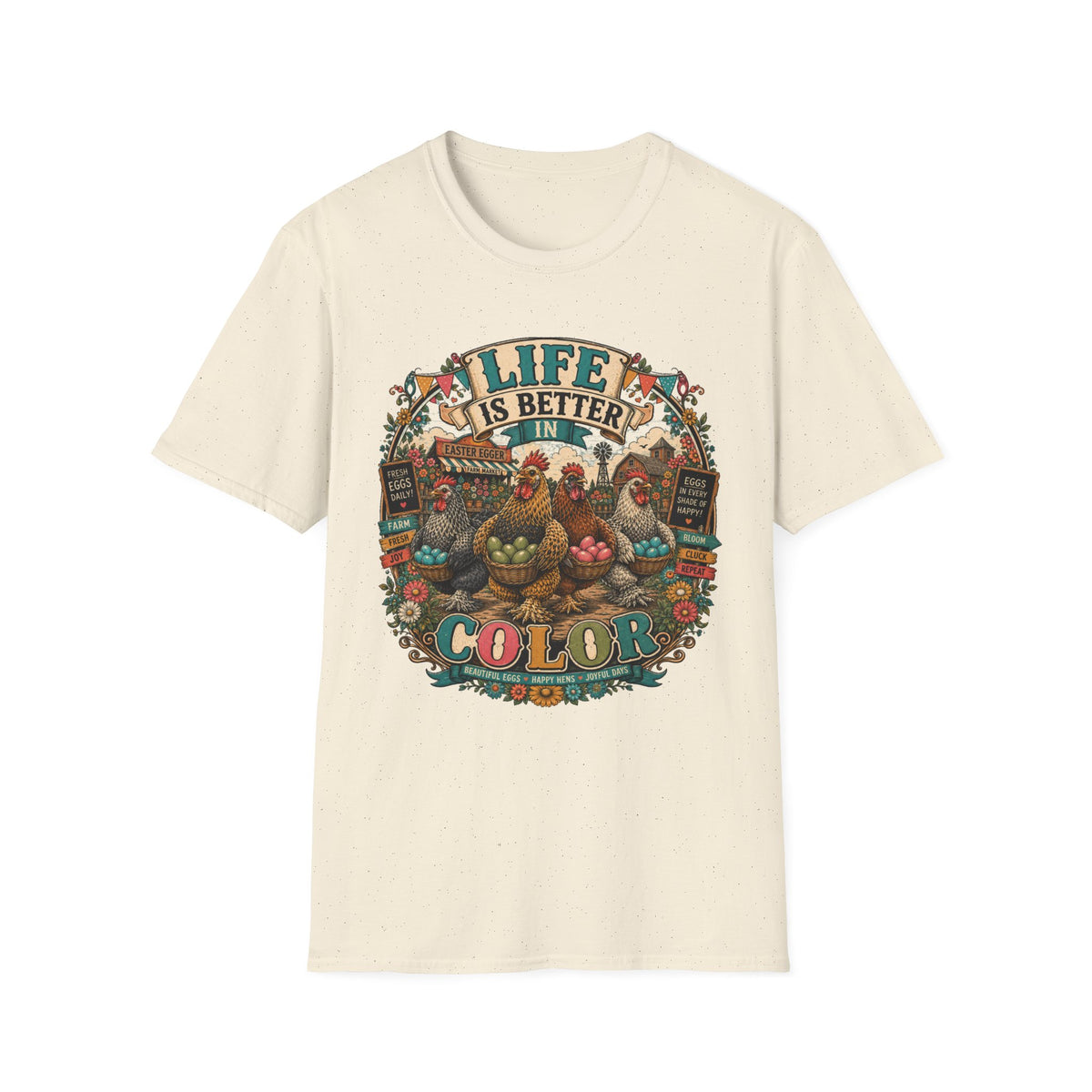 Colorful Farm Festival Easter Egger T-shirt, photo 5