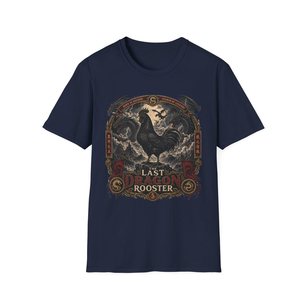 The Last Dragon Rooster Ayam Cemani T-Shirt — Legendary Warrior Tee