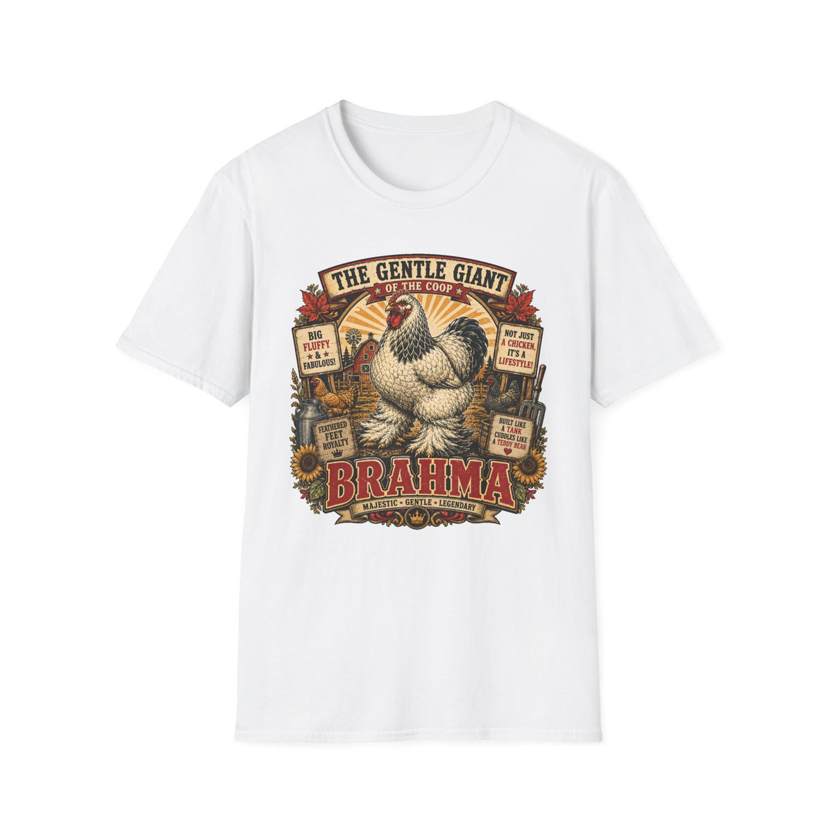 The Gentle Giant of the Coop Brahma T-shirt, photo 2