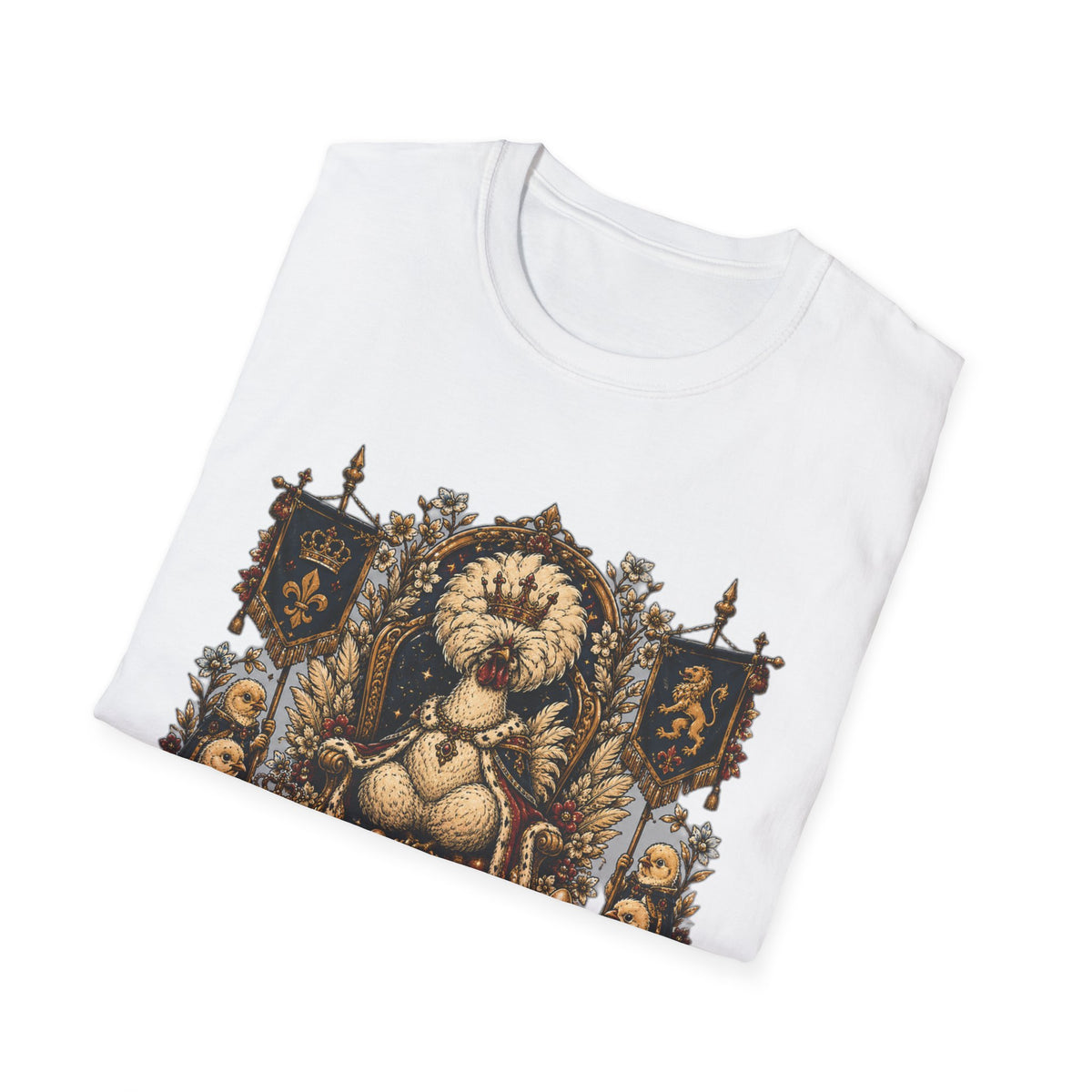 Royal Fluffiness — Queen of Eggs, ruler of the coop Polish Chicken T-Shirt
