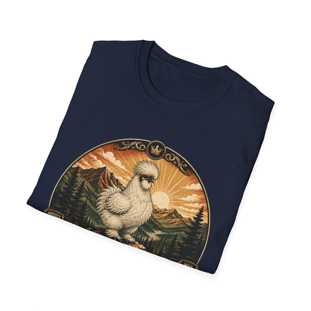 Fluff Range National Park Silkie T-Shirt — Vintage Park Badge Tee