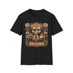 Incredible Feathered Strongman Brahma T-Shirt — Vintage Poster Rooster Tee