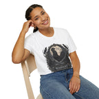 The Midnight Monarch Ayam Cemani T-Shirt — Moonlit Rooster Graphic Tee