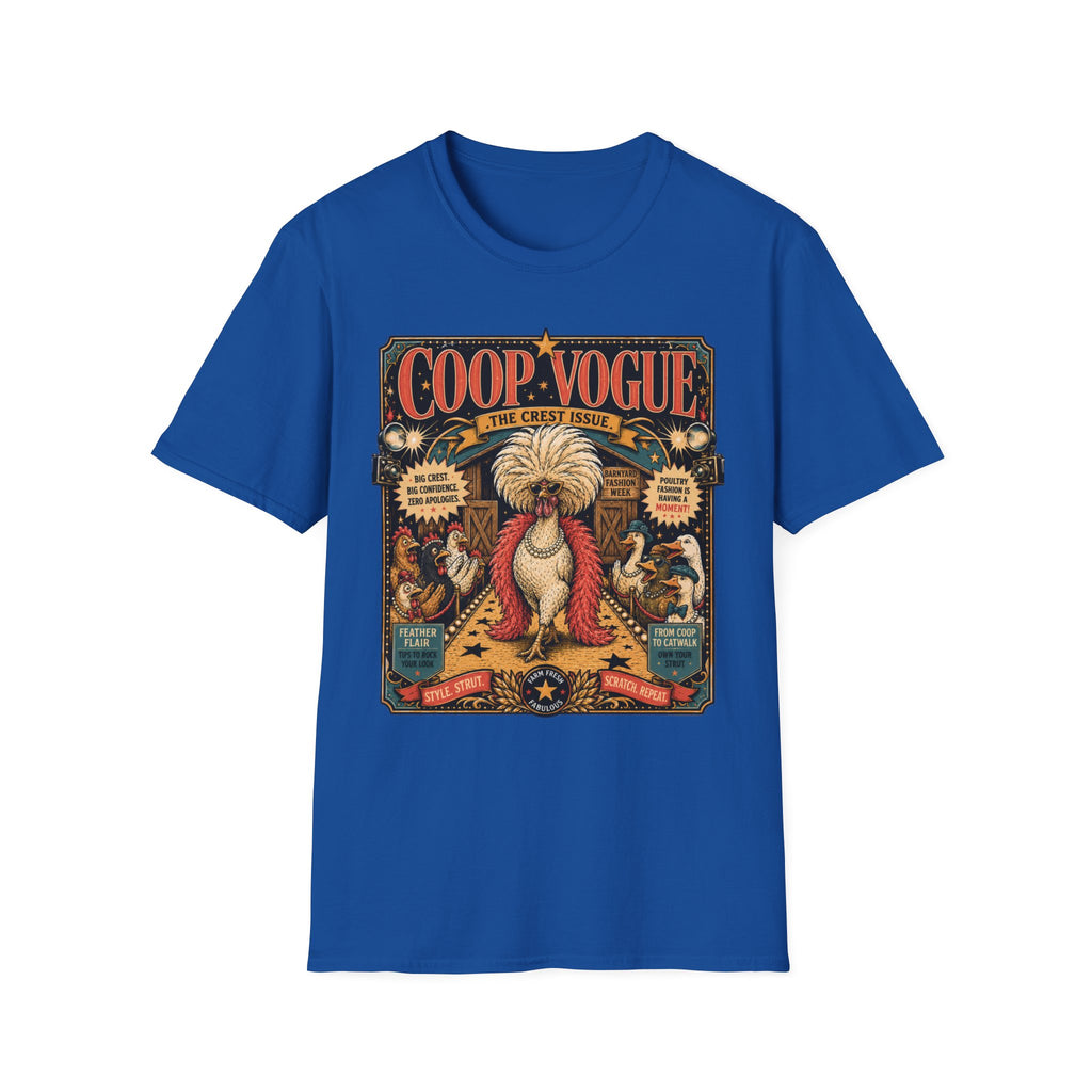 Coop Vogue Barnyard Fashion Week Polish Chicken T-Shirt