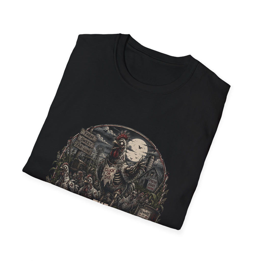 The Walking Cluck T-Shirt — Poultry Apocalypse Zombie Chicken Tee