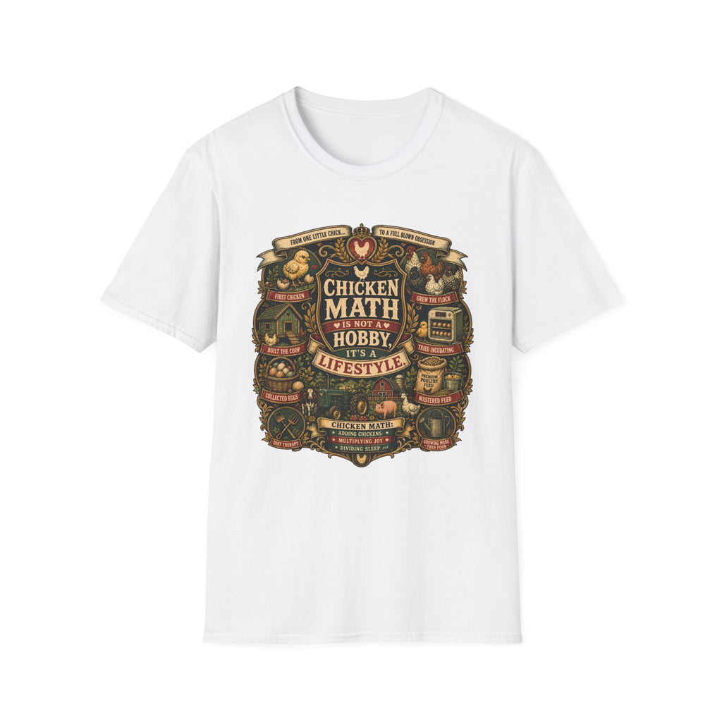 Chicken Math Is Not a Hobby It's a Lifestyle T-shirt, photo 2