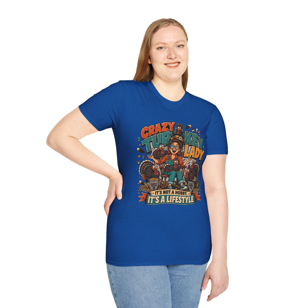 Crazy Turkey Lady Tee — It's Not a Hobby, It's a Lifestyle