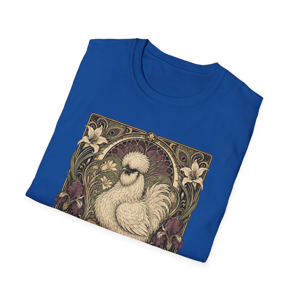 Wildflower Silkie T-Shirt — Art Nouveau Botanical Hen Tee