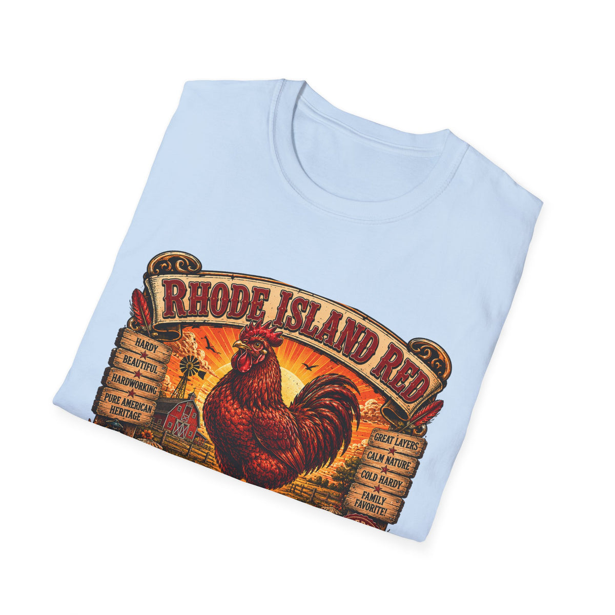 Rhode Island Red Reputation T-Shirt — Heritage Breed Graphic Tee