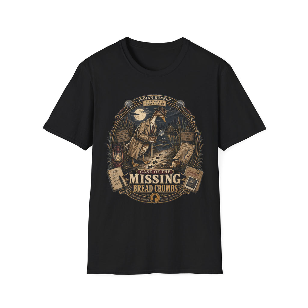 The Case of the Missing Breadcrumbs Indian Runner T-shirt, photo 8