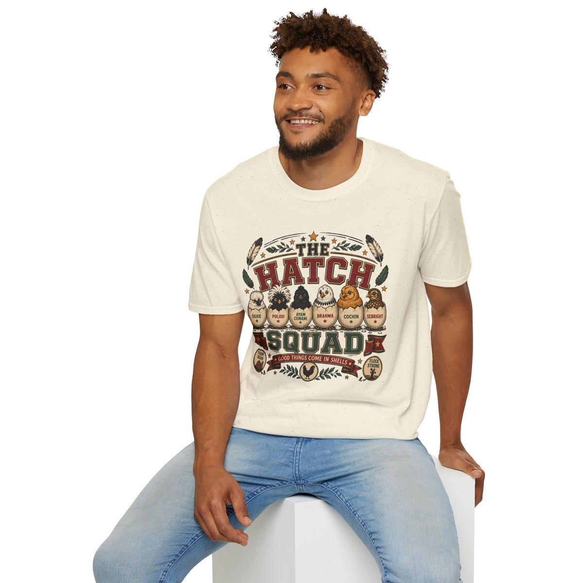 The Hatch Squad Farm Team T-Shirt — Good Things Come In Shells Tee