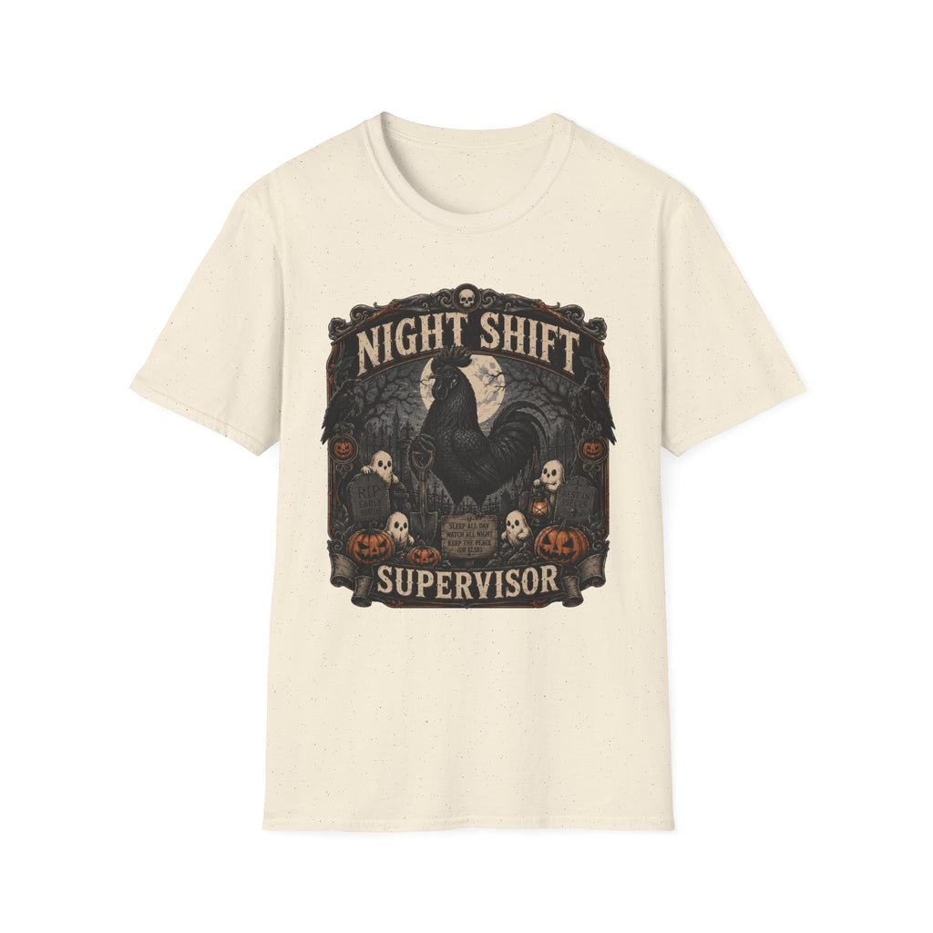 Night Shift Supervisor Ayam Cemani T-shirt, photo 5