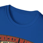 The Only Addiction That Lays Breakfast  —  Not All Heroes Wear Capes T-Shirt Tee