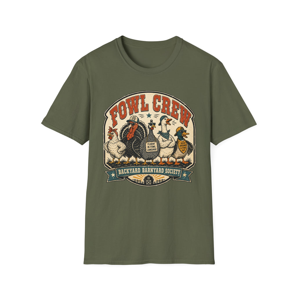 Fowl Crew Vintage Poultry T-shirt, photo 4