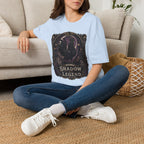 Shadow and Legend Ayam Cemani T-Shirt — Gothic Emblem Rooster Tee
