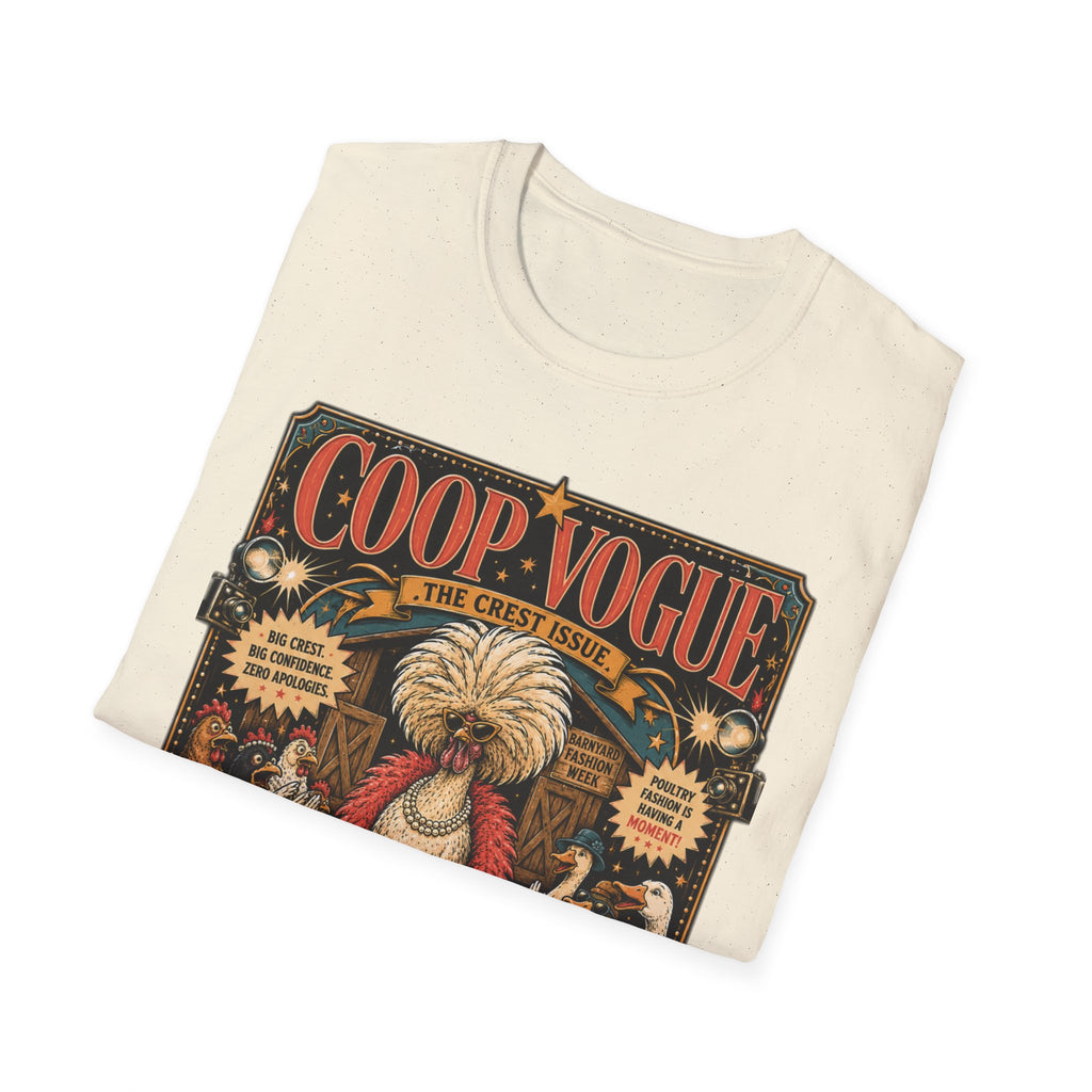 Coop Vogue Barnyard Fashion Week Polish Chicken T-Shirt