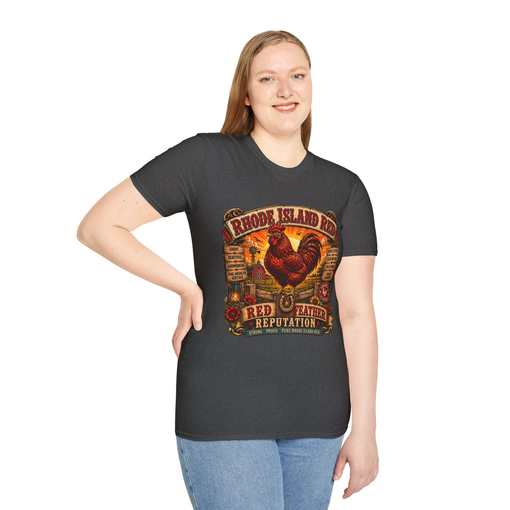 Rhode Island Red Reputation T-Shirt — Heritage Breed Graphic Tee