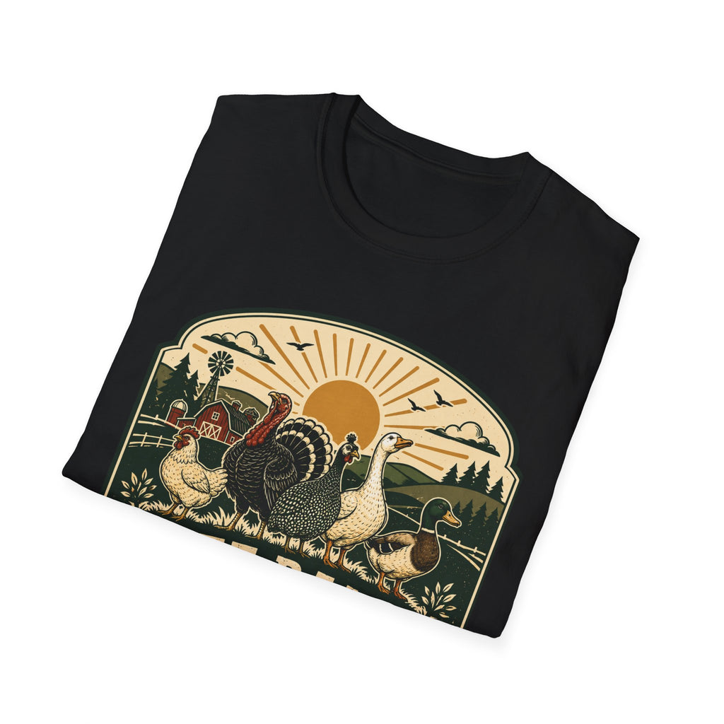 Free Range Fearless T-Shirt — Vintage Farm Family Graphic Tee
