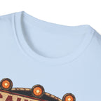 Zombie Chicken Crossing at Night T-Shirt — Spooky Halloween Poultry Tee