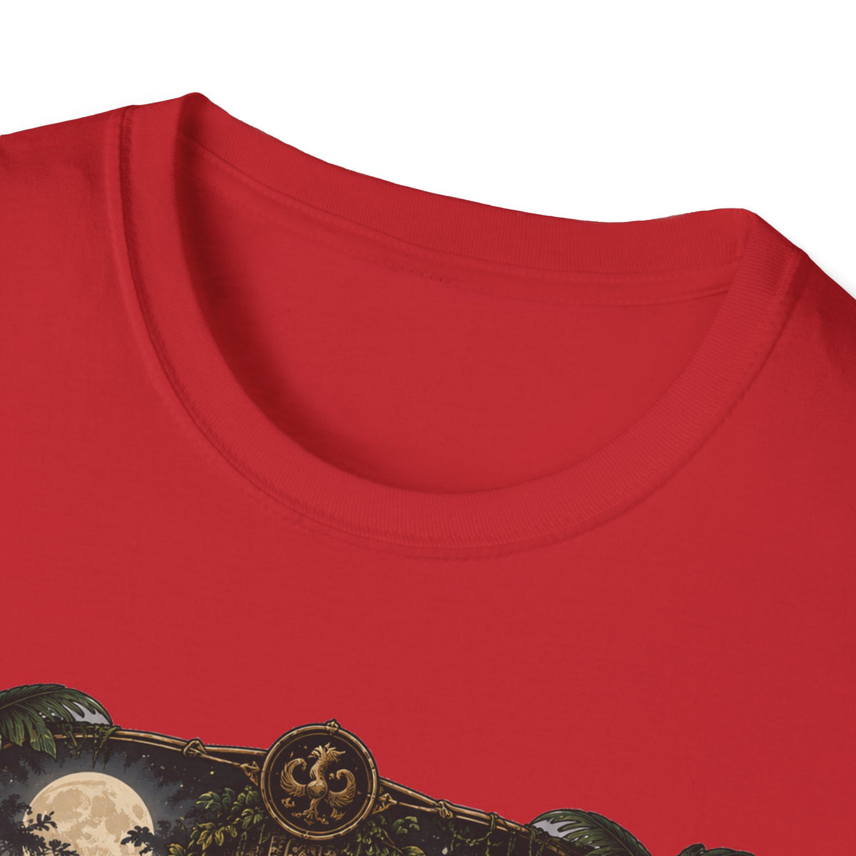 Keeper of Secrets Ayam Cemani T-Shirt — Jungle Temple Rooster Graphic Tee