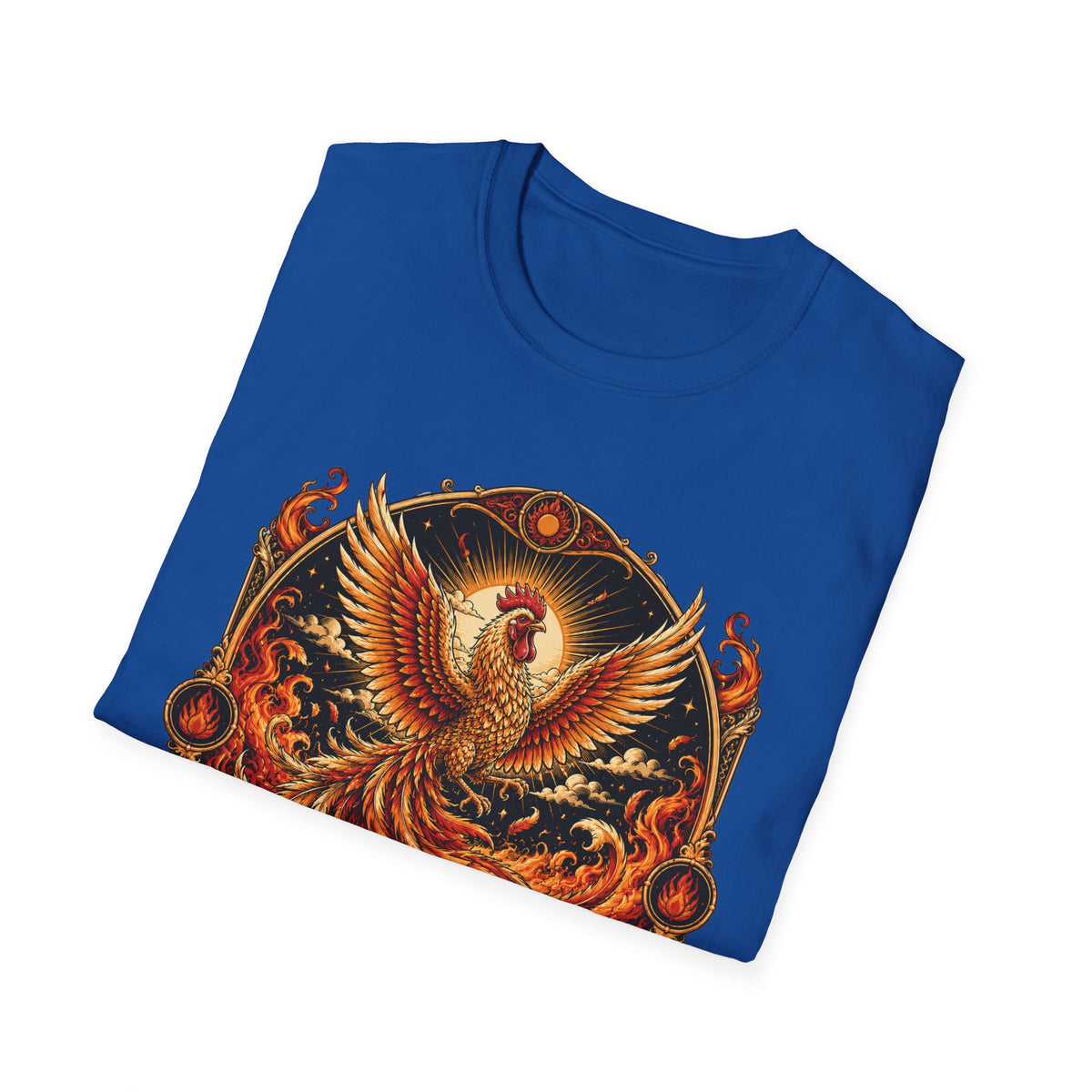 Rise With the Sun Rhode Island Red T-Shirt — Phoenix Rooster Tee