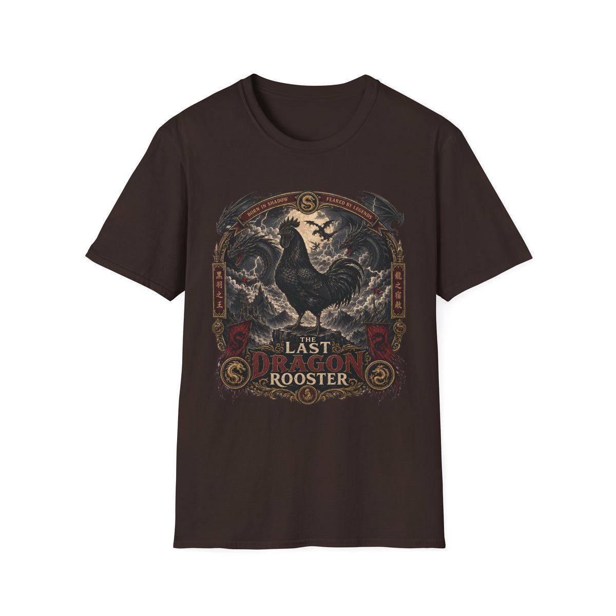 The Last Dragon Rooster Ayam Cemani T-shirt, photo 4