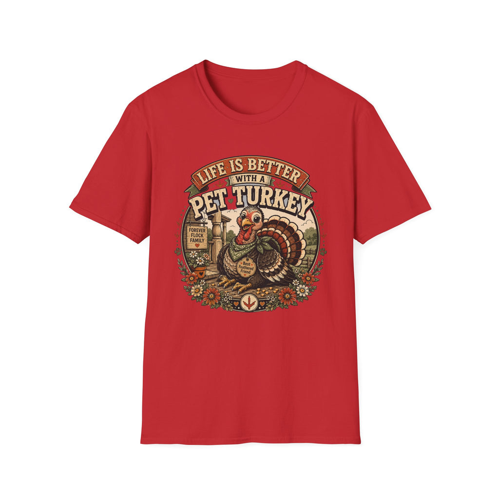 Life Is Better With a Pet Turkey T-shirt, photo 3