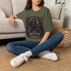 Shadow and Legend Ayam Cemani T-Shirt — Gothic Emblem Rooster Tee