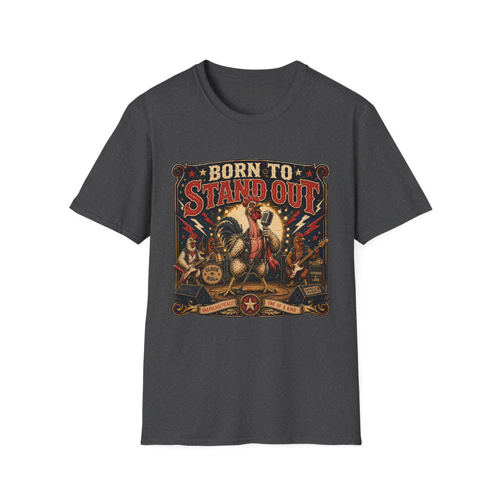 Born to Stand Out Rock Band Naked Neck T-shirt, photo 8