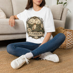 The Garden Sentinel Indian Runner T-Shirt — Walking Tall, Watching All Tee