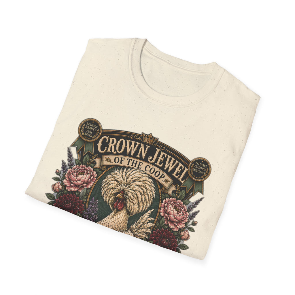 Crown Jewel of the Coop Polish Chicken T-Shirt — Rare, Refined & Remarkable