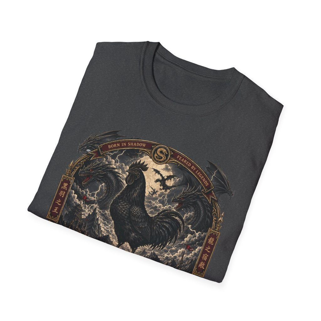 The Last Dragon Rooster Ayam Cemani T-Shirt — Legendary Warrior Tee