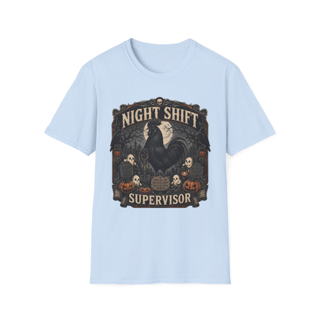 Night Shift Supervisor Ayam Cemani T-shirt, photo 8