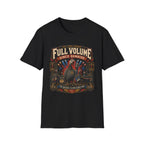 Full Volume Since Sunrise Guinea Fowl T-Shirt — Rock Concert Poultry Poster Tee