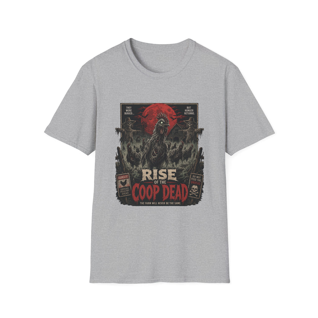 Rise of the Undead Poultry Zombie Chicken T-shirt, photo 5