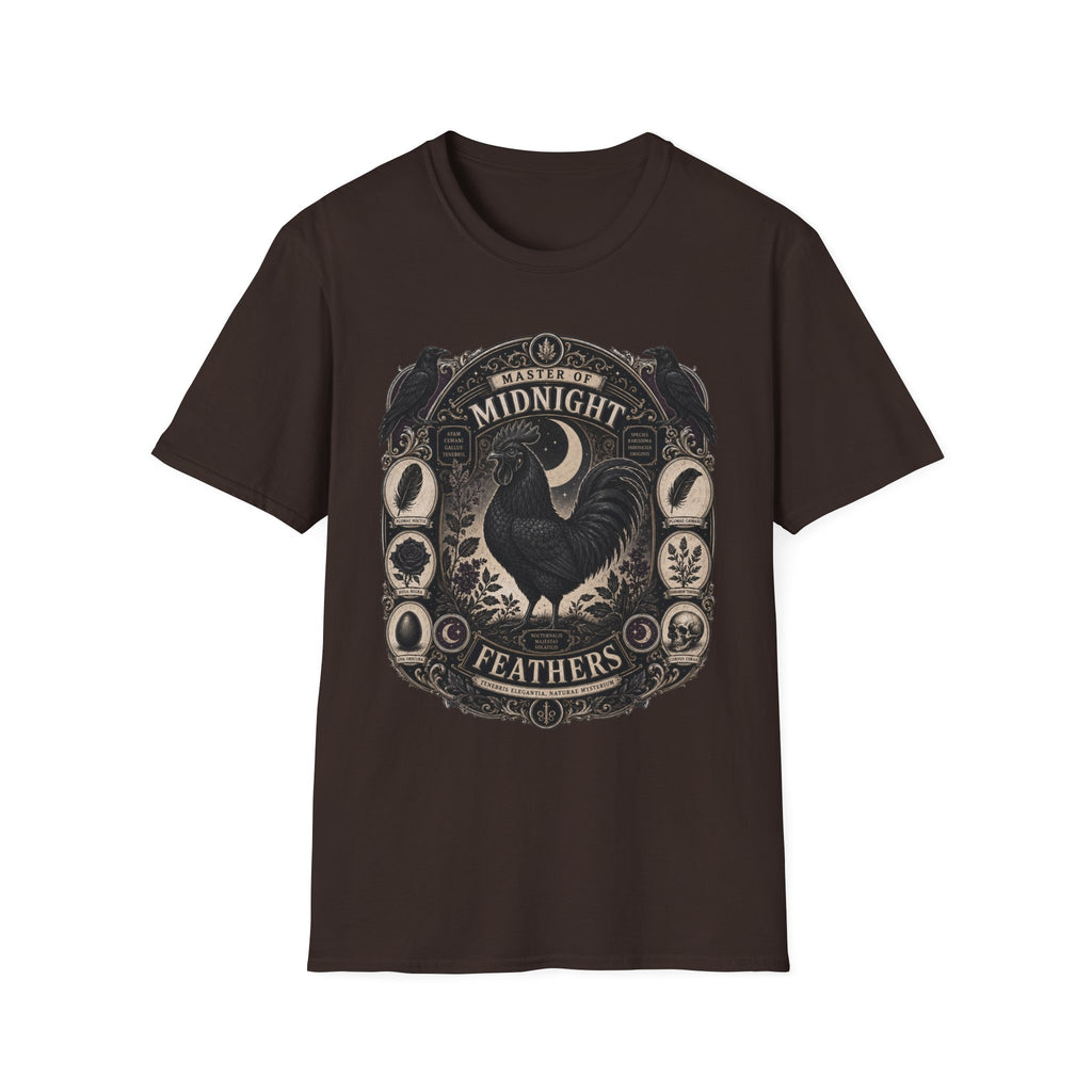 Master of Midnight Feathers Ayam Cemani T-shirt, photo 4