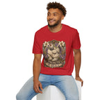 Strength in Grace Brahma Hen T-Shirt — Botanical Rooster Art Tee