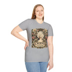 Crowned by Nature Polish Chicken T-Shirt — Vintage Botanical Hen Tee