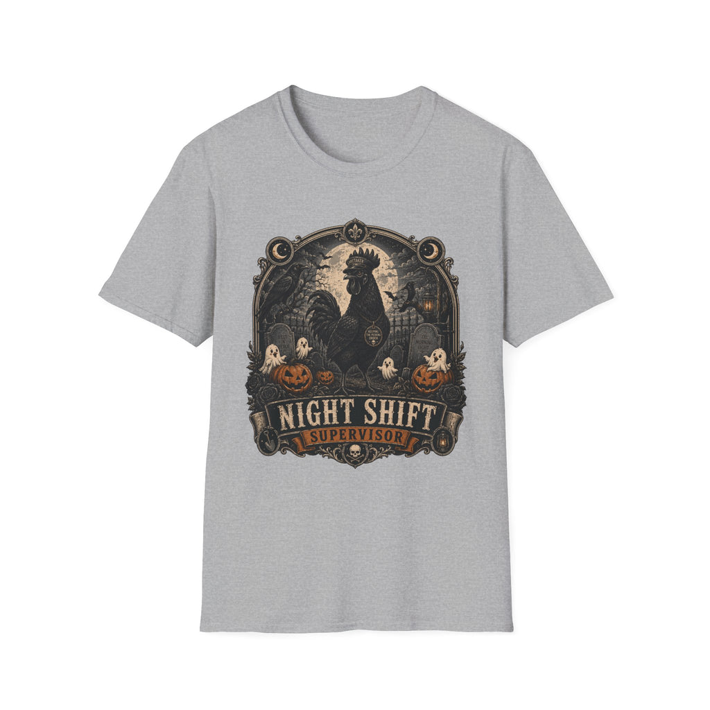 Night Shift Supervisor Ayam Cemani T-shirt, photo 3
