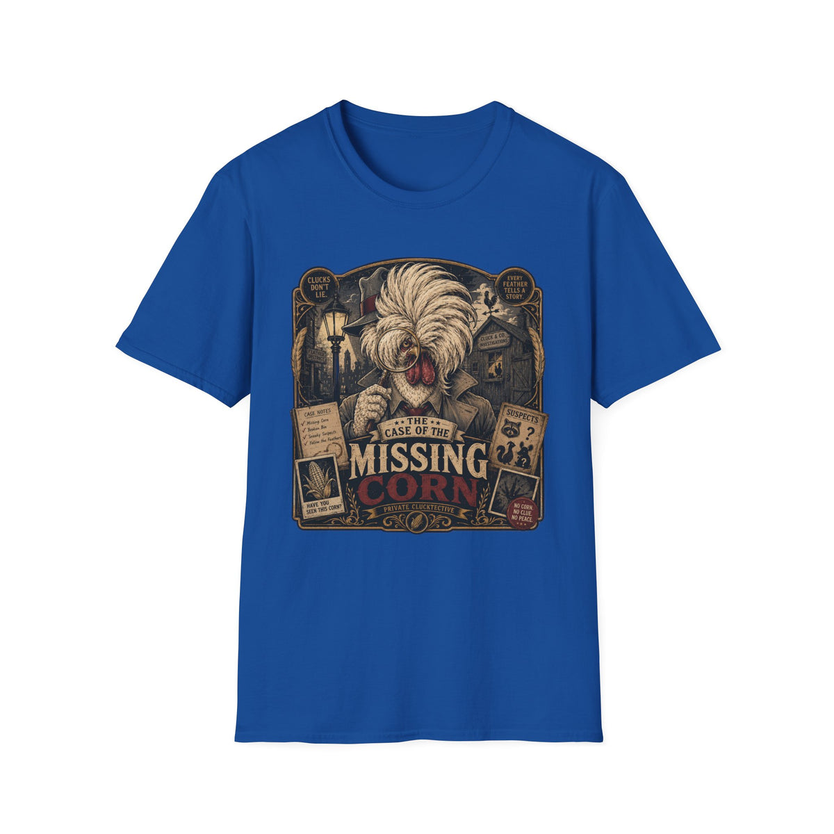 The Case of the Missing Corn Polish Chicken T-Shirt