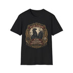 Ayam Cemani Heritage Badge T-Shirt — Rare All-Black Rooster Graphic Tee