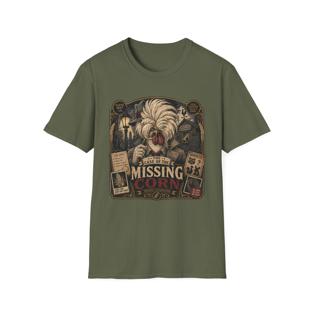 The Case of the Missing Corn Polish Chicken T-shirt, photo 6