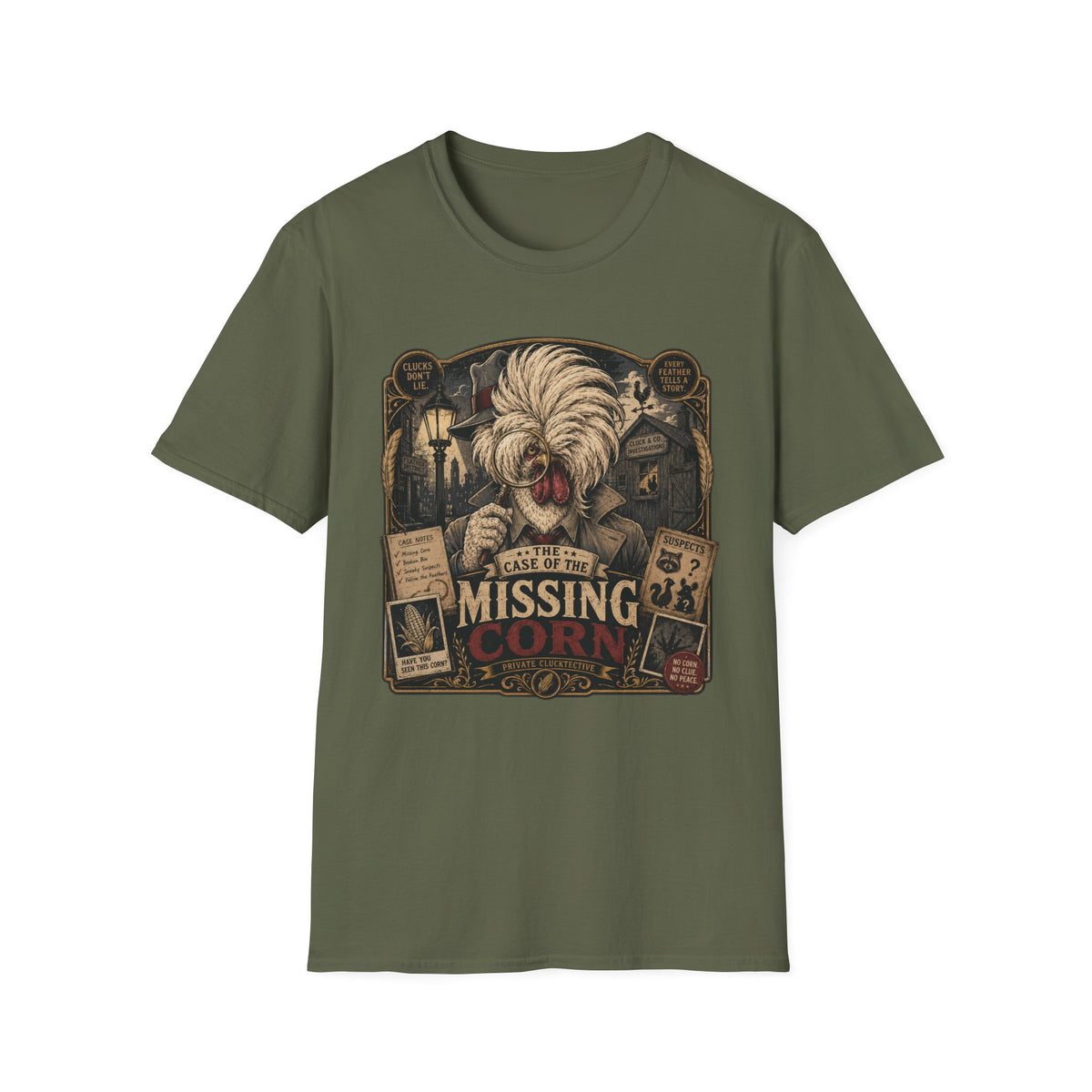The Case of the Missing Corn Polish Chicken T-shirt, photo 6