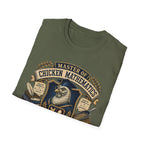 Master of Chicken Mathematics T-Shirt — Collegiate Crest Graphic Tee